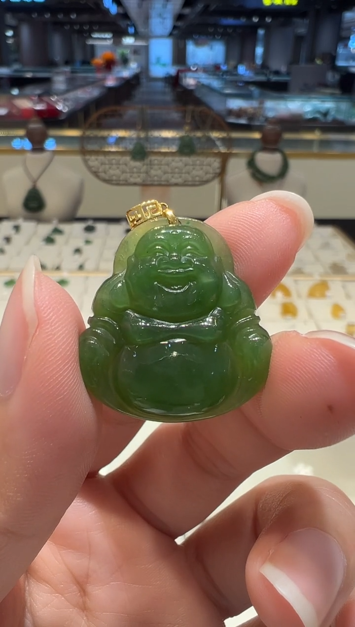 【闪购商品】和田玉18K金镶嵌颈饰@@DZHT210069