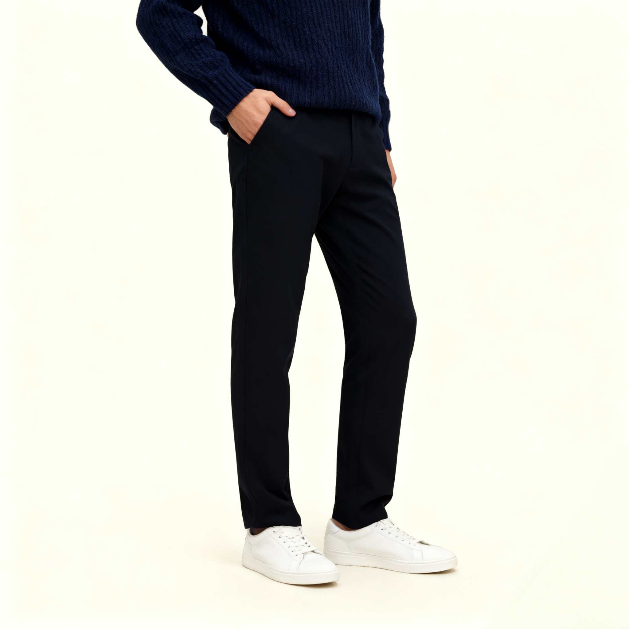 【老何童装】男士舒适百搭休闲裤3U202T