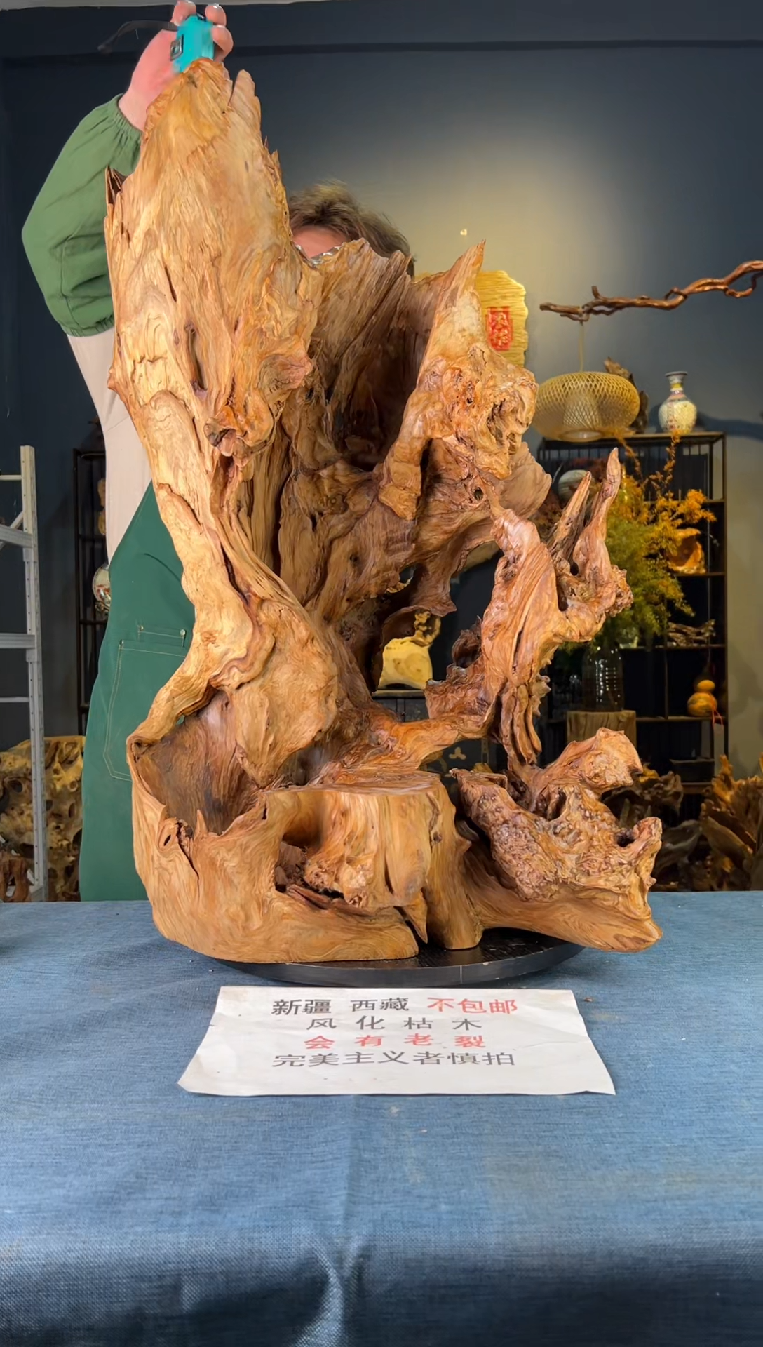 【闪购商品】木卢师傅根艺作品(不包含人物摆件）