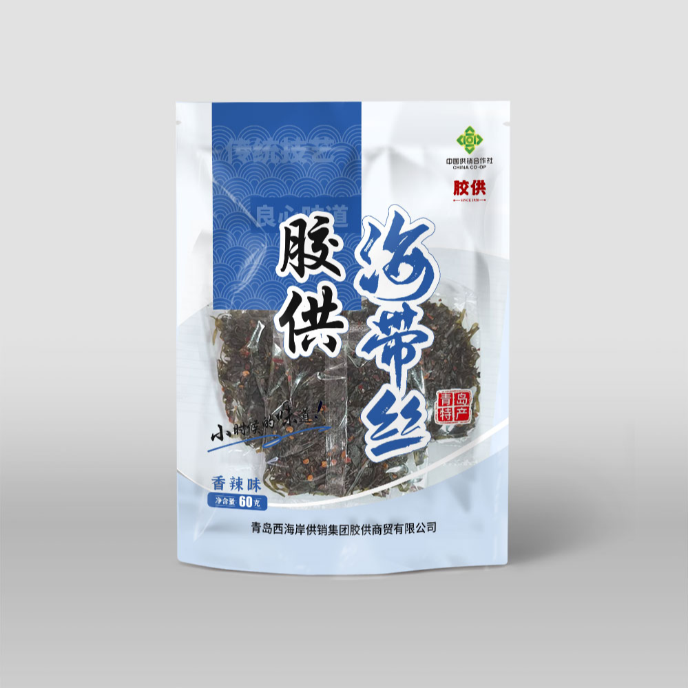 胶供海带丝5包 青岛特产咸辣口味经典怀旧零食小时候的味道