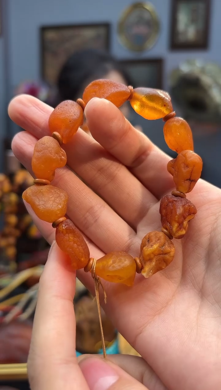 手串琥珀未镶嵌手串
