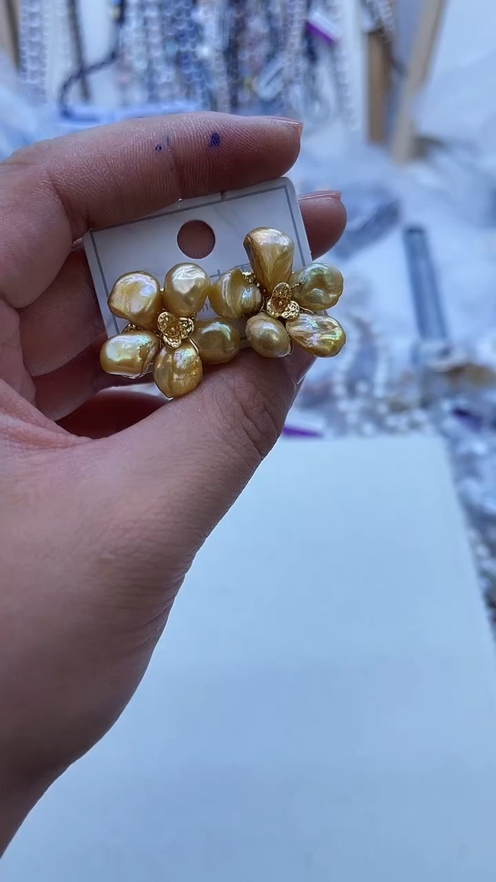 【闪购商品】淡水珍珠耳饰未镶嵌448