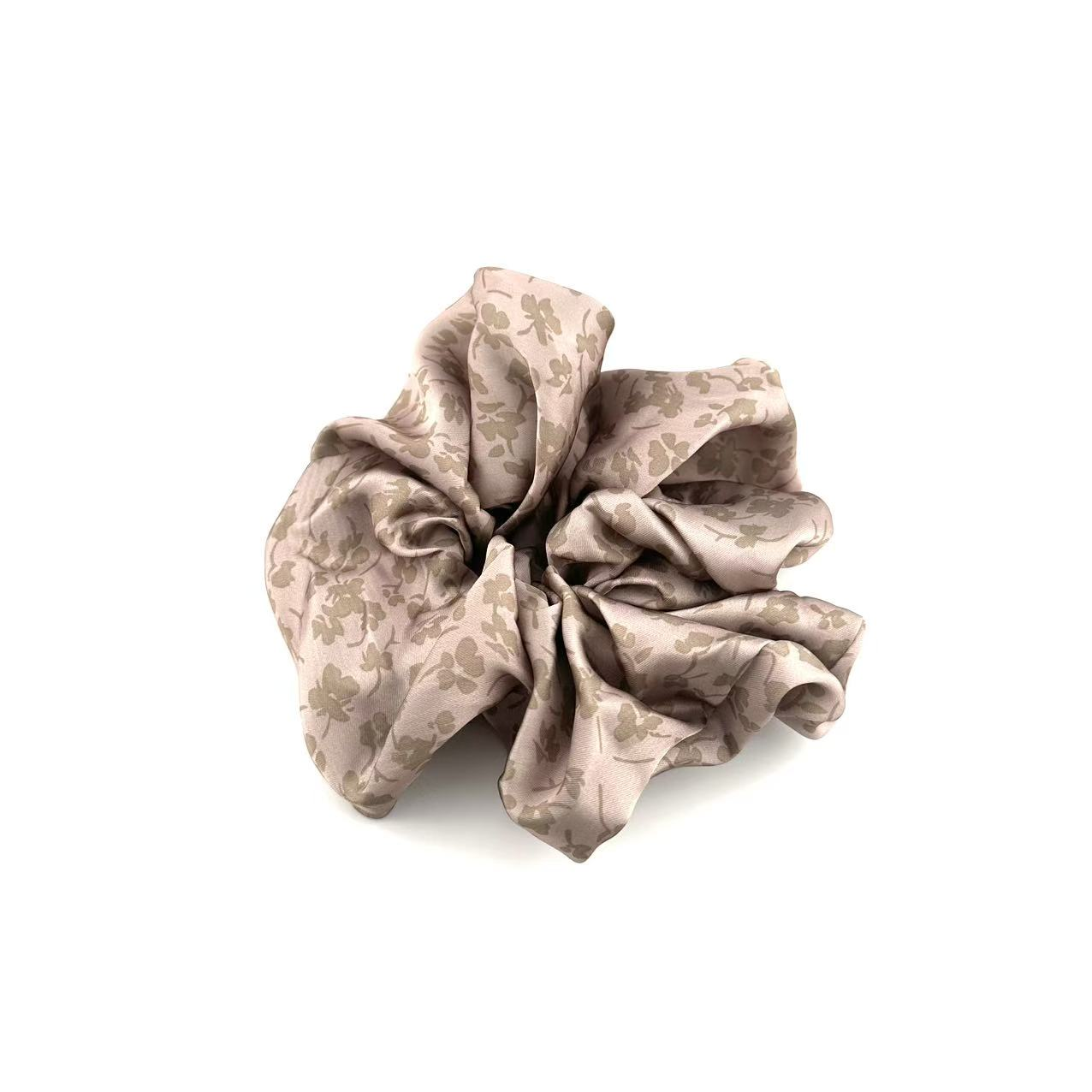 FQ054  花间絮语 灰粉色 大发圈