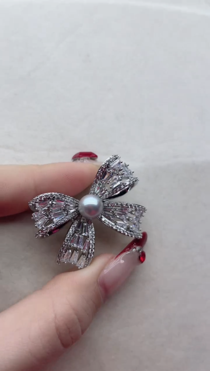 【闪购商品】海水珍珠胸针未镶嵌A12