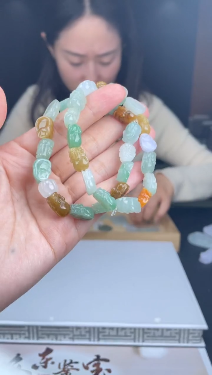 【闪购商品】定制翡翠未镶嵌-08HDJT0128067多样性发其一
