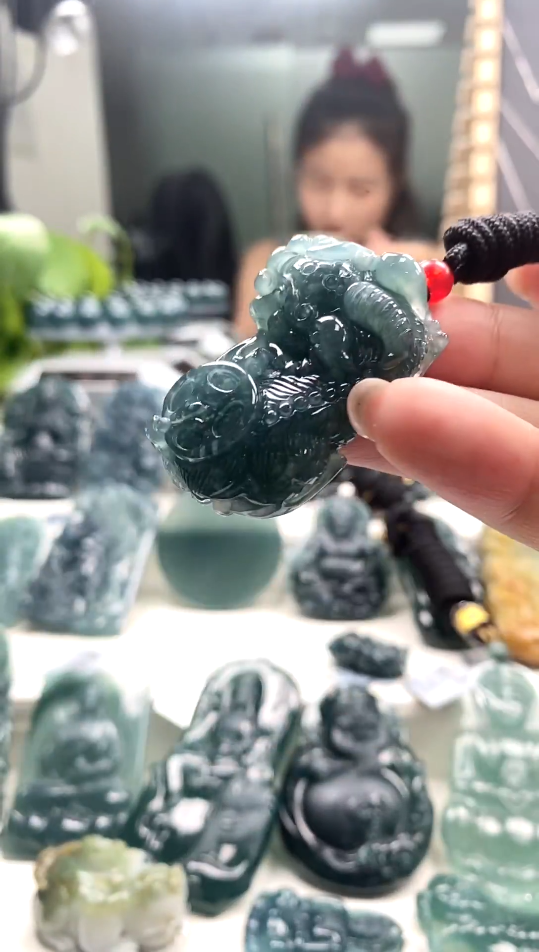 翡翠未镶嵌颈饰翡翠