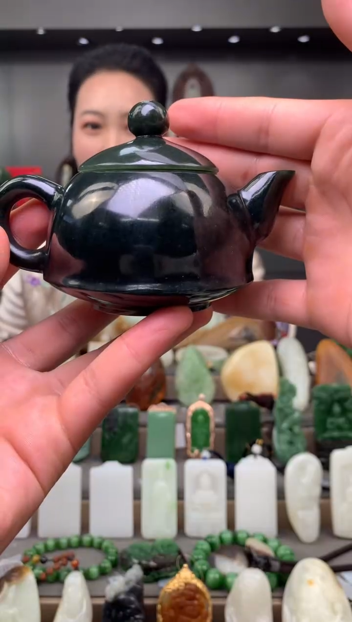 【闪购商品】和田玉茶壶未镶嵌茶壶3
