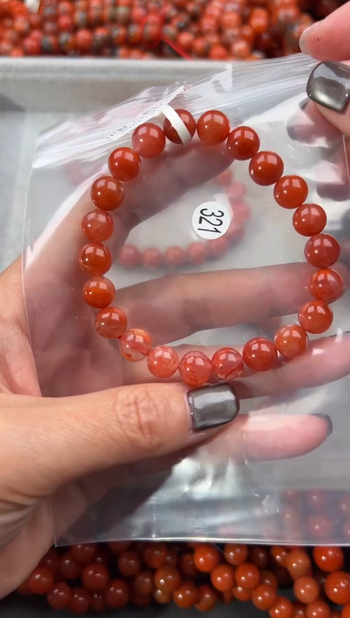 未镶嵌手串南红玛瑙8+