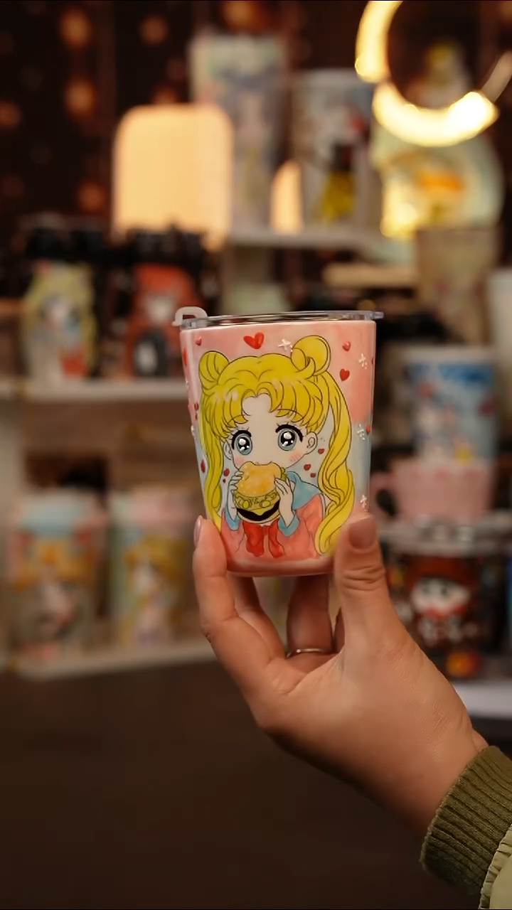 (玉泥）景德镇手工手绘文创陶瓷杯