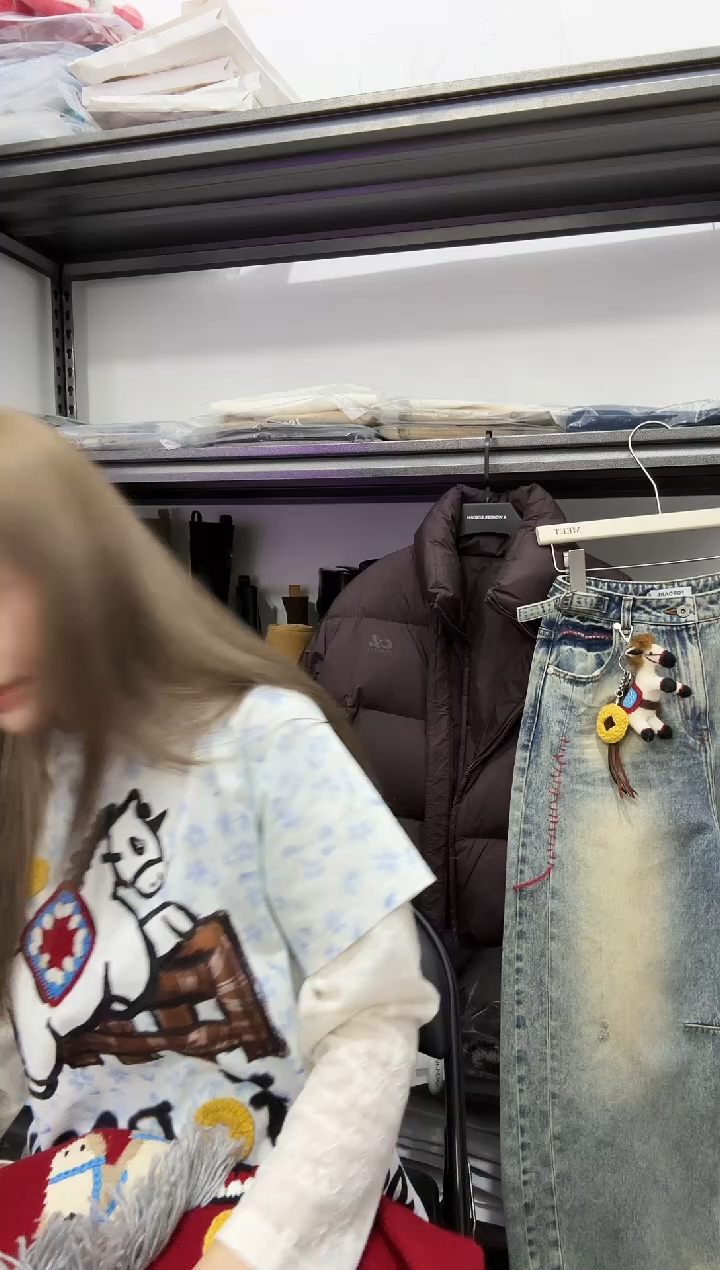 土*咖色蕾丝T   S 