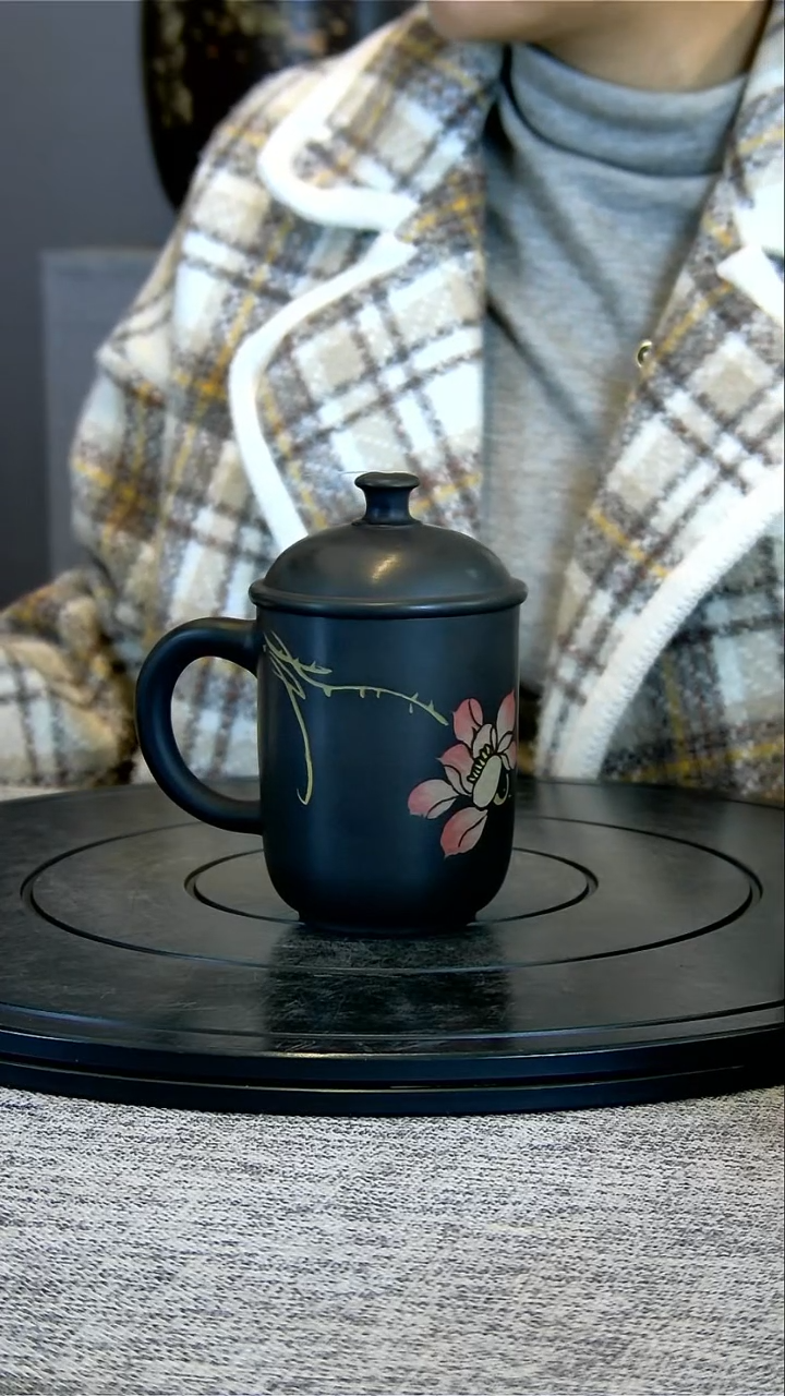 【闪购商品】建水全手工紫陶办公杯微瑕疵047