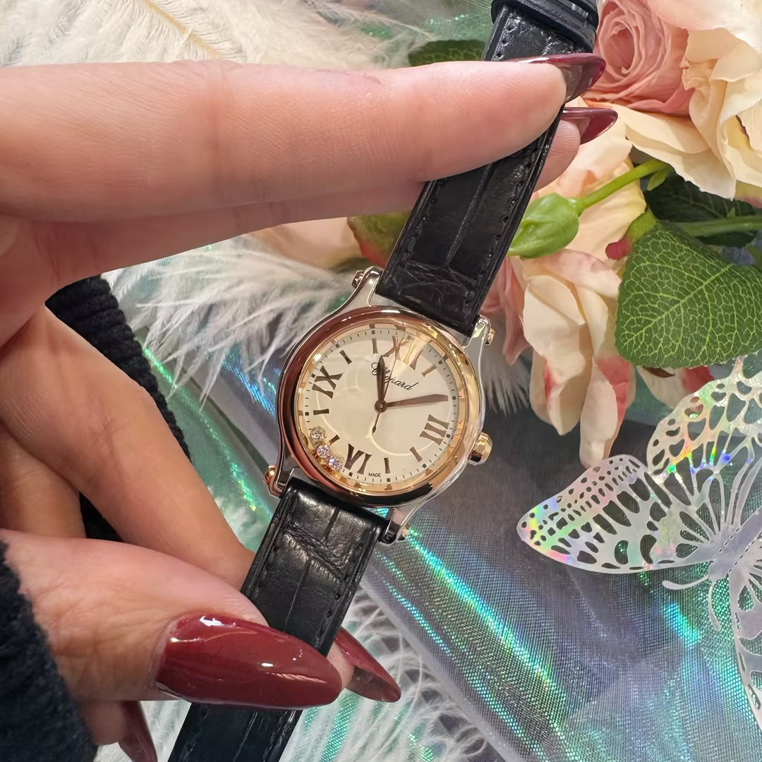 95新 Chopard/萧邦 快乐三钻/278590-6001/表径30mm