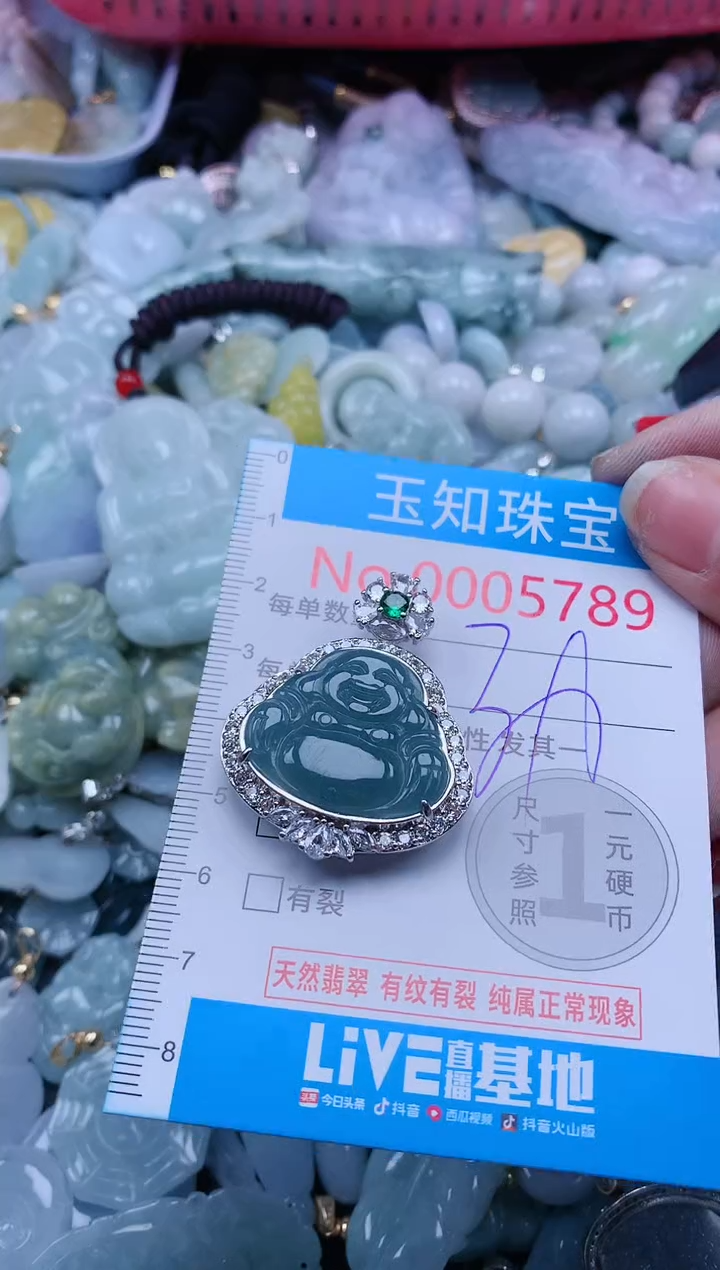 【闪购商品】翡翠吊坠(不含链)未镶嵌5789