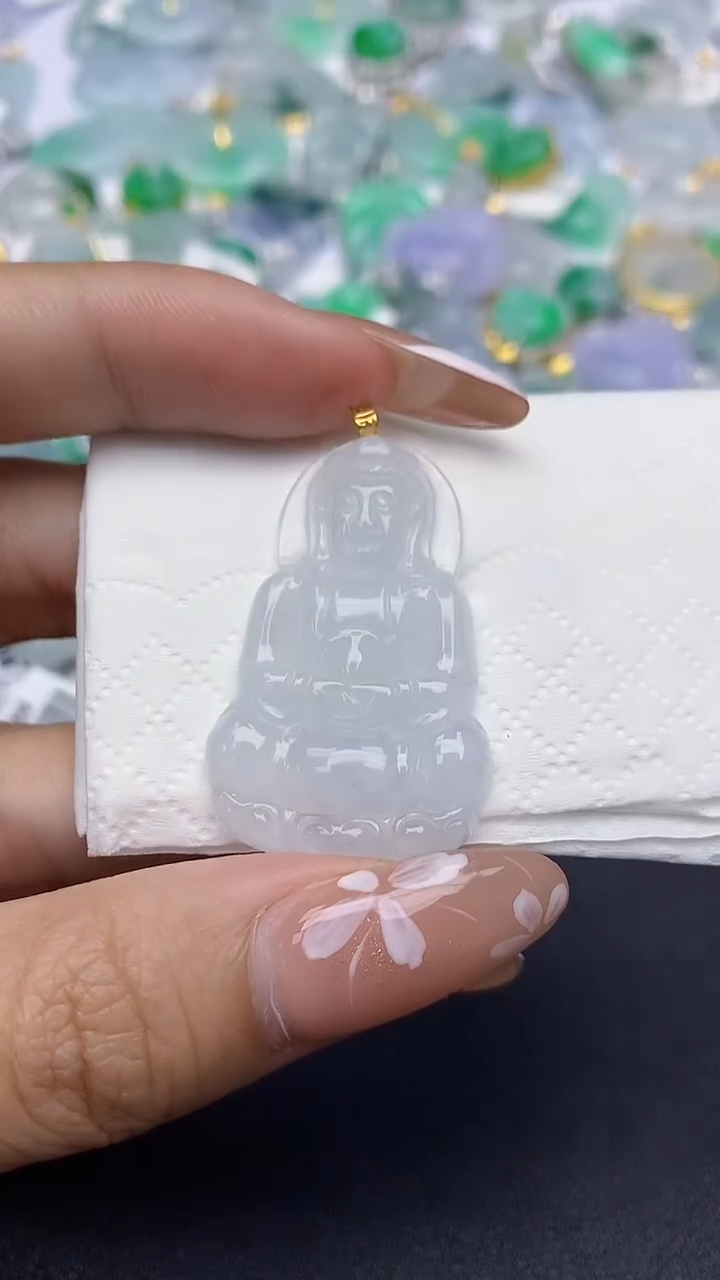 颈饰未镶嵌翡翠天然缅甸a货翡翠百元以上9元证书费自理