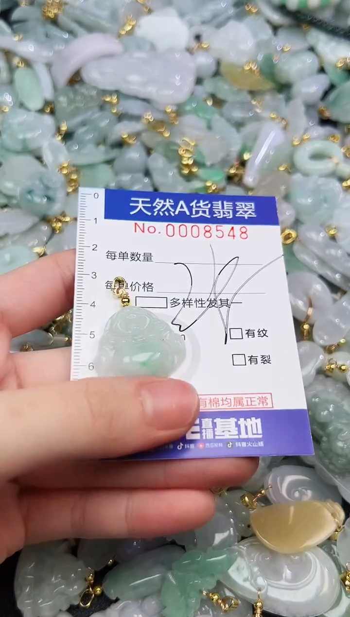 翡翠未镶嵌颈饰爆款时尚百搭闺蜜款天然翡翠A货