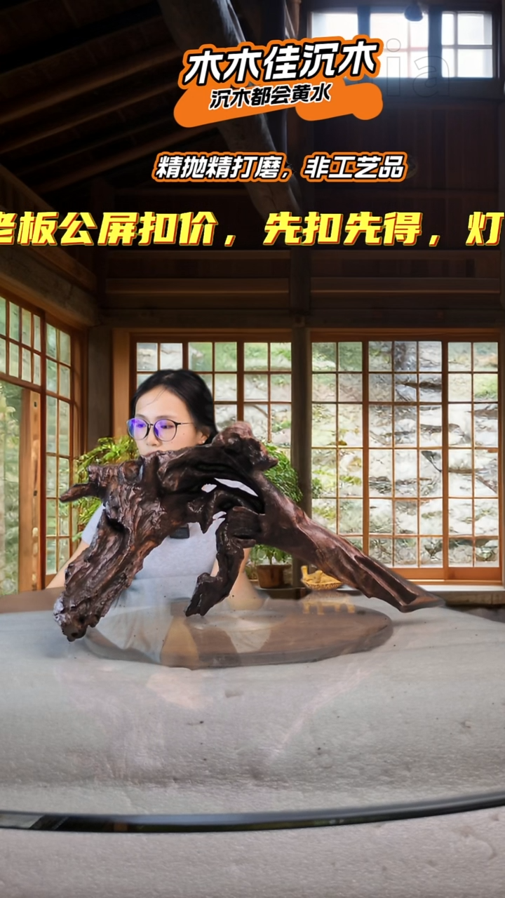 ?*✔木木佳鱼缸造景沉木-877