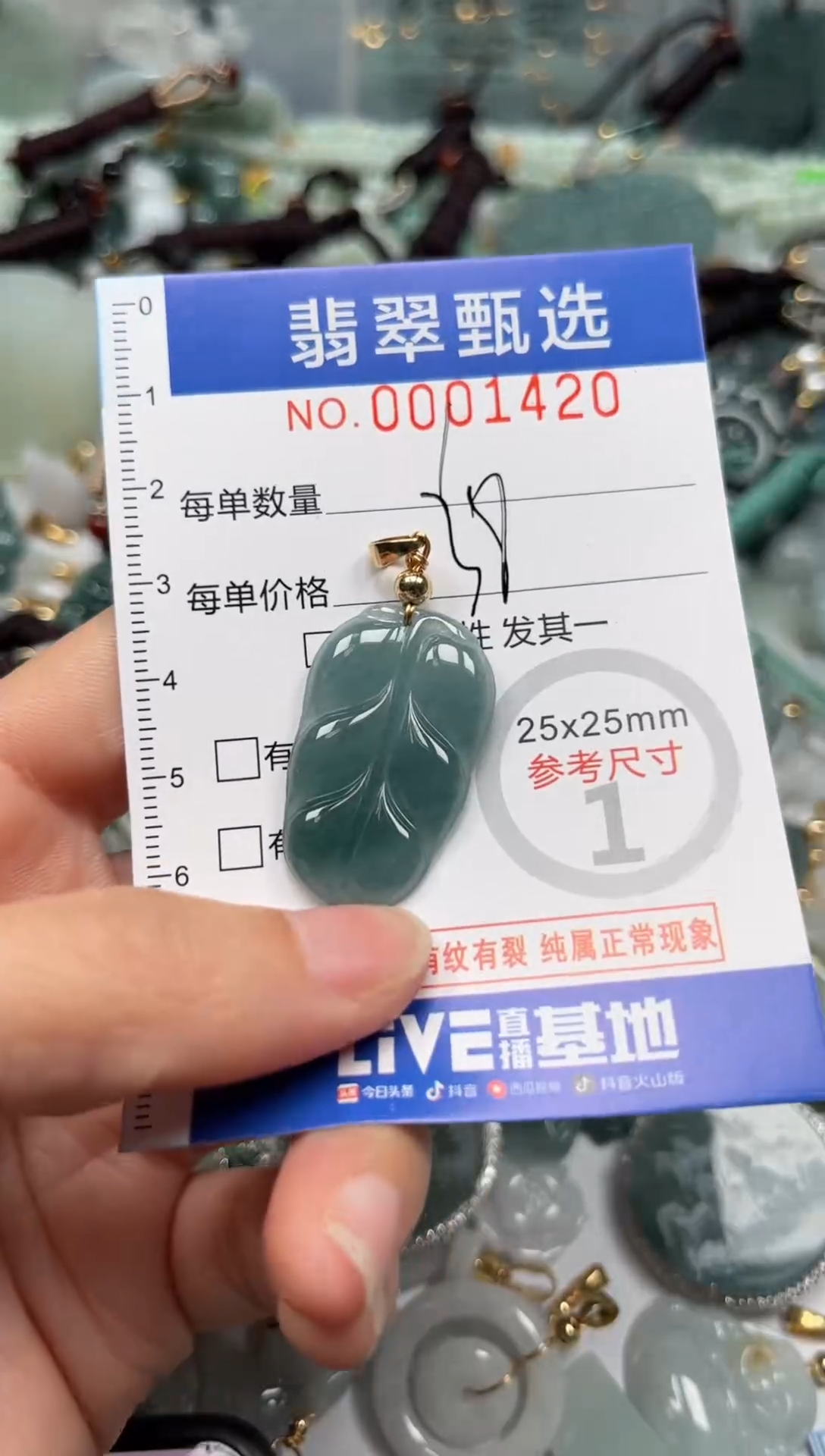 【闪购商品】翡翠颈饰未镶嵌00..1420