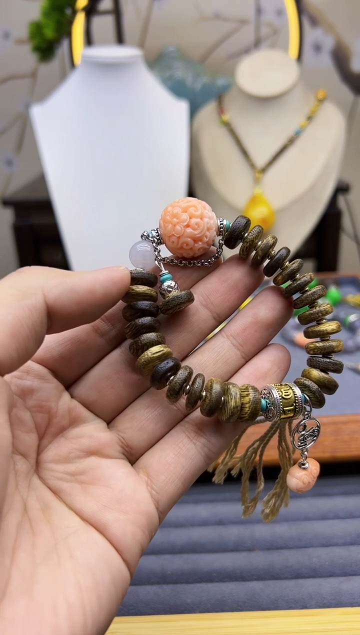 【闪购商品】南红玛瑙颈饰银S925镶嵌S278`````