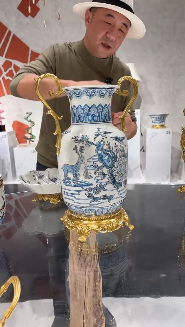 【闪购商品】摆件RA2230B法式装饰花瓶