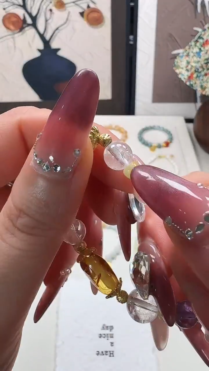 未镶嵌手链水晶018
