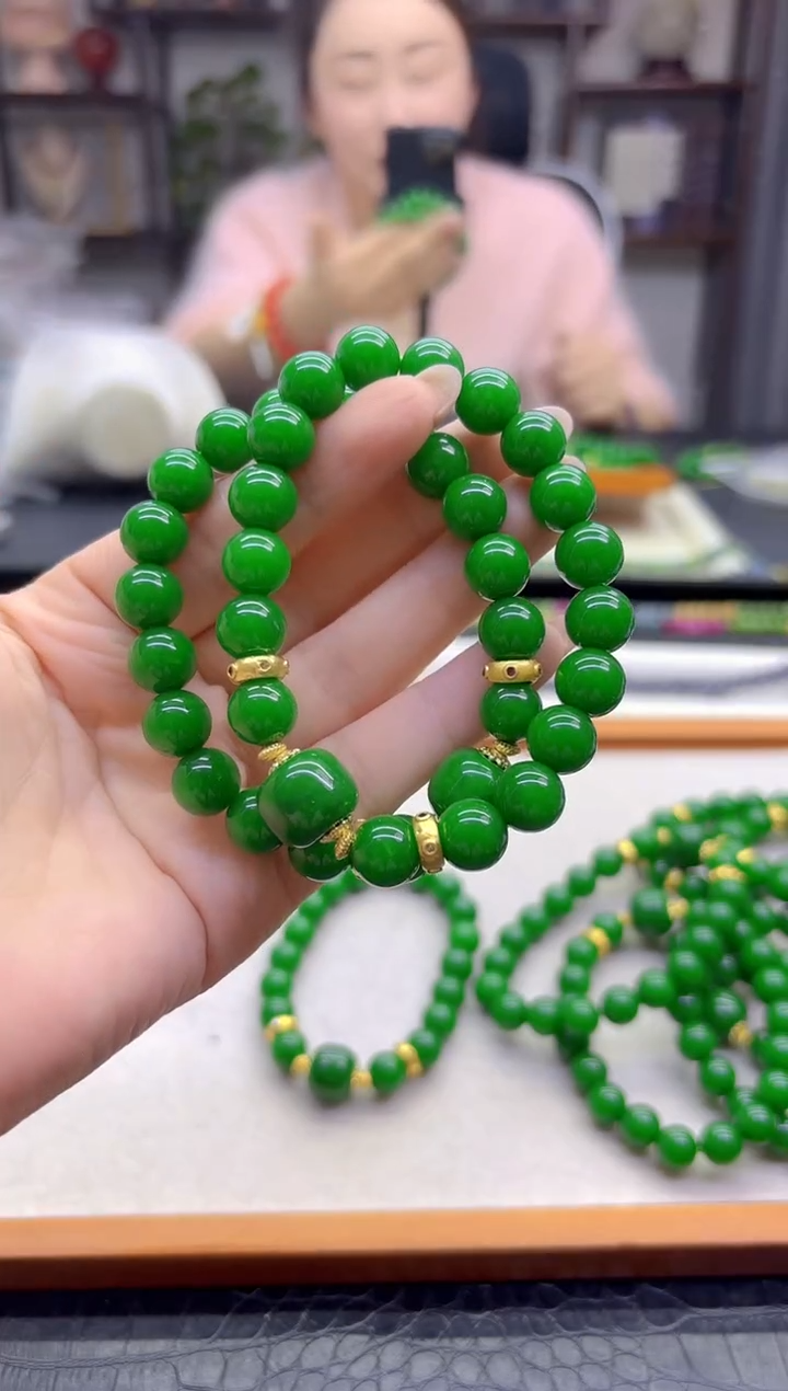 未镶嵌手链翡翠DIY款S927