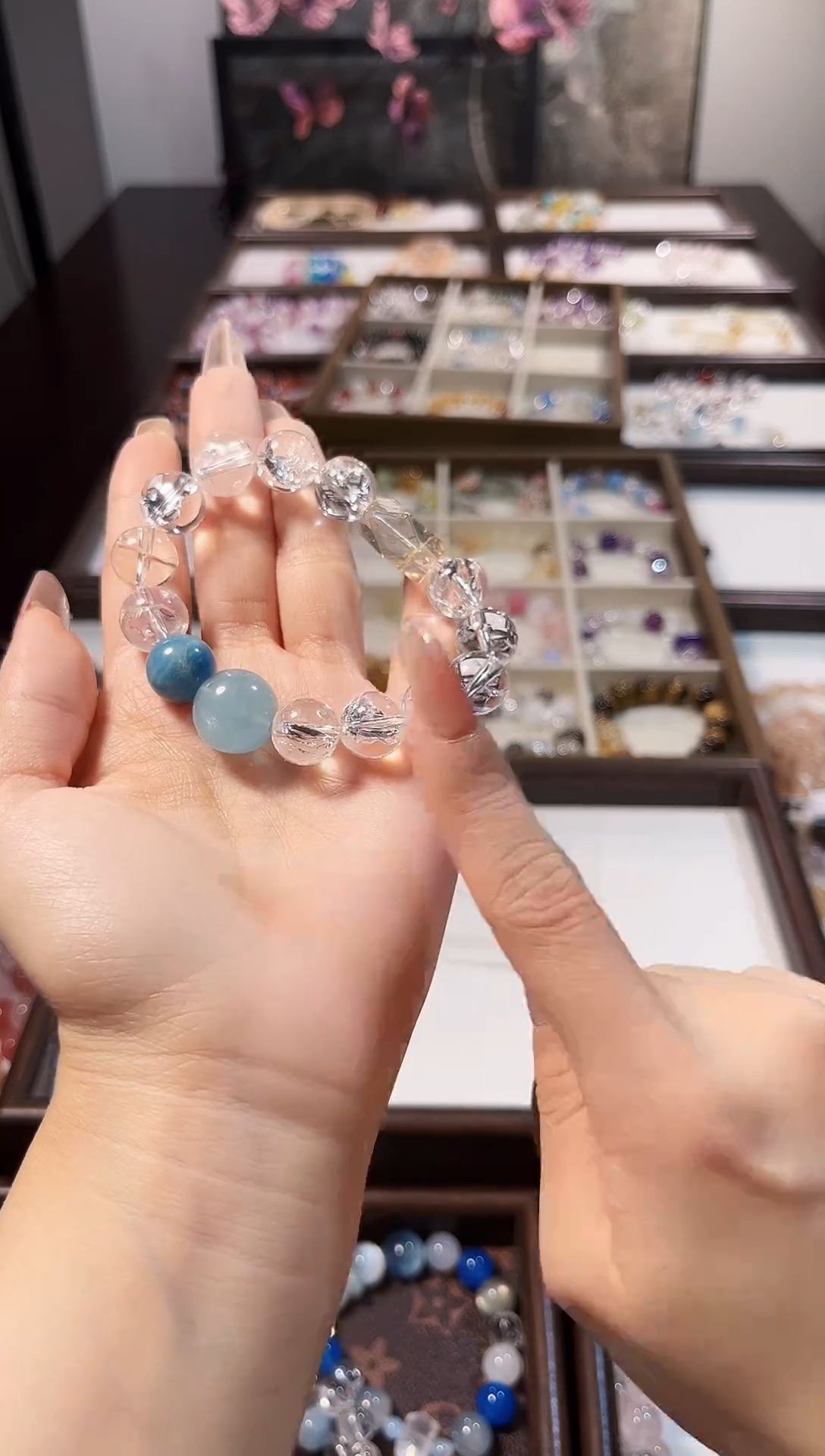 银S925镶嵌手链水晶5