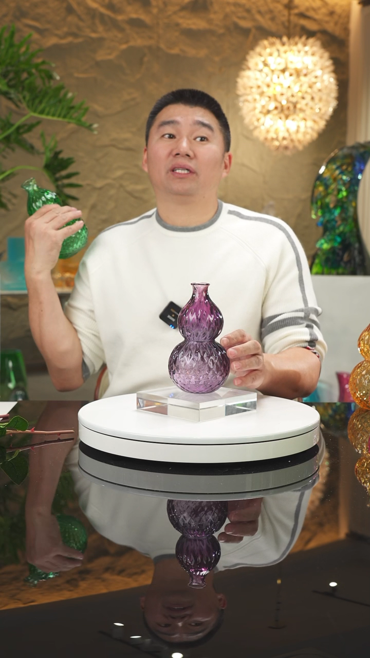【闪购商品】摆件金紫葫芦摆件