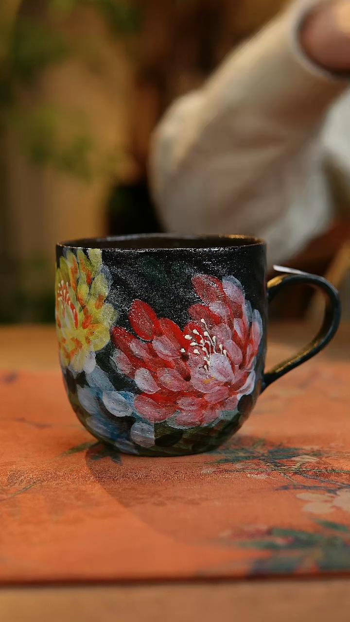 【闪购商品】瓷片1822景德镇手工手绘釉下彩高温瓷