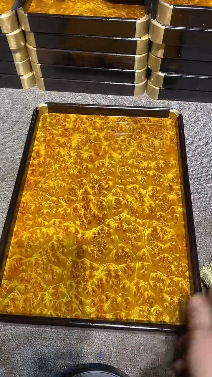 木木雕款那*年大茶盘一个