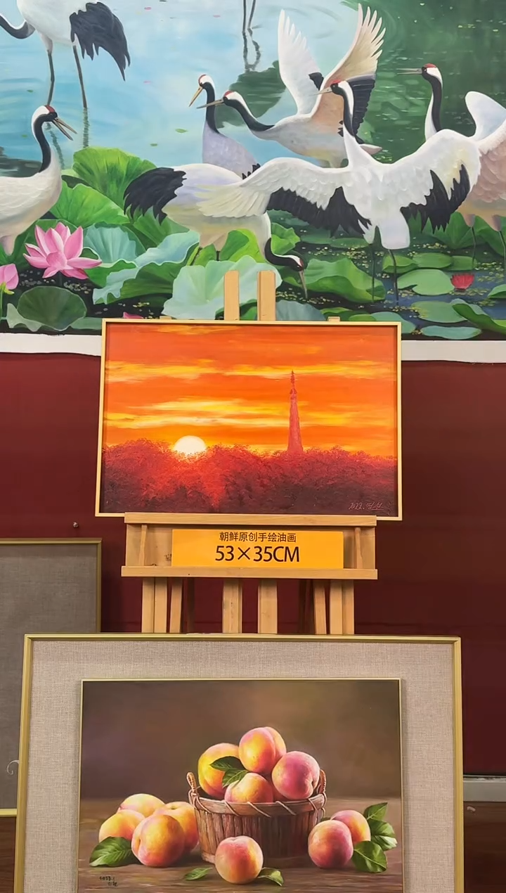 油画【21号】约53*35cm丨朝鲜原创纯手绘孤品油画丨顺丰包邮
