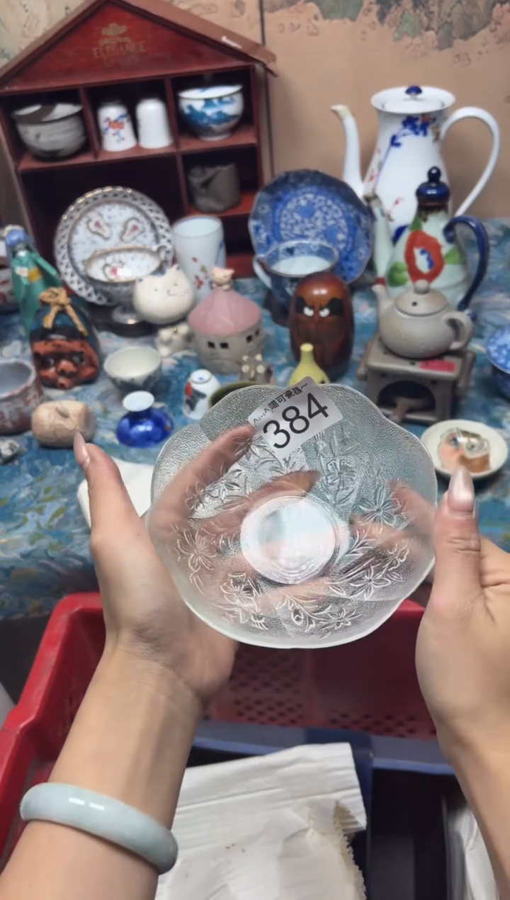 手工艺品玻璃硬****呱384