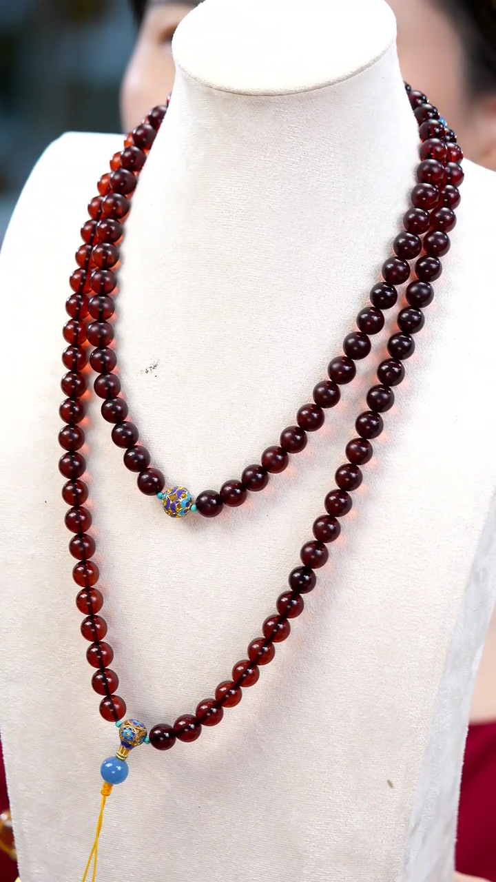 【闪购商品】血珀手链未镶嵌10+血珀108手串