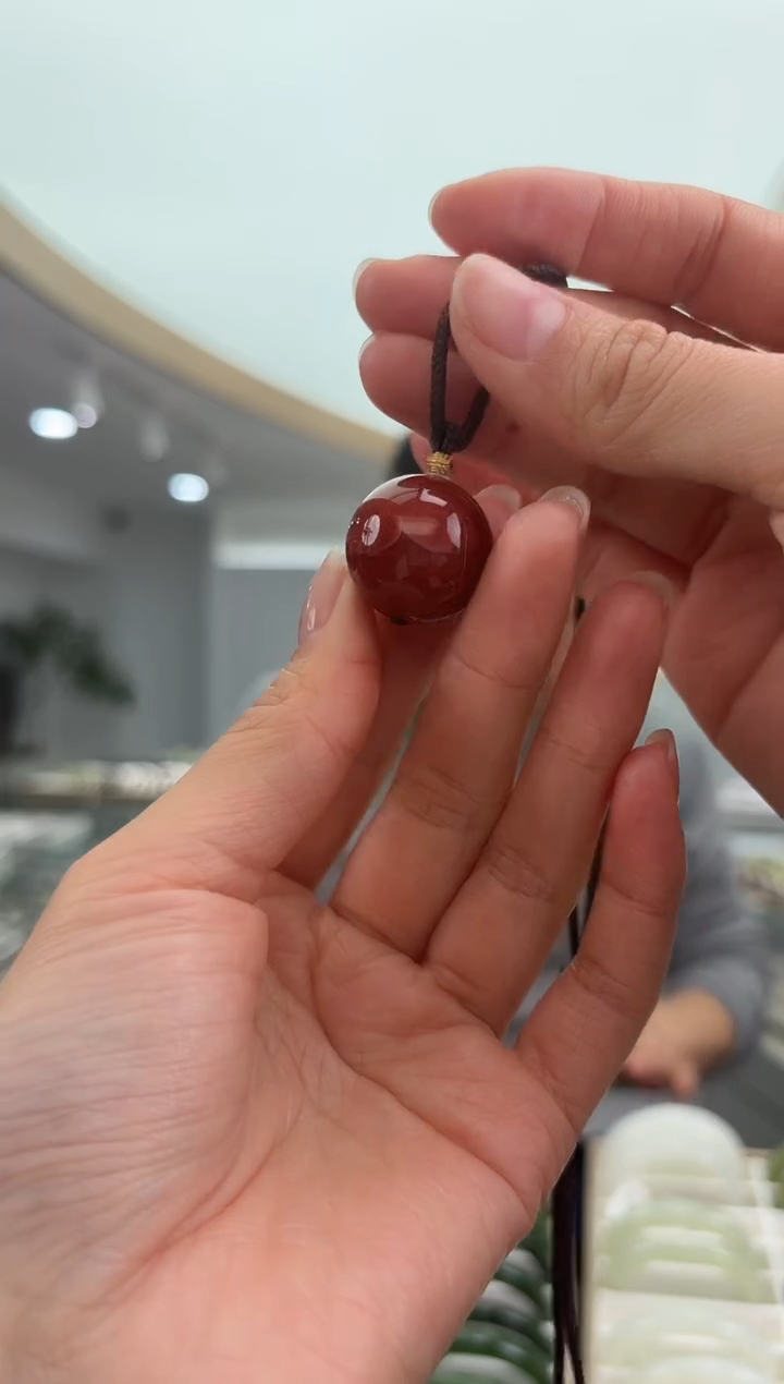 未镶嵌南红玛瑙挂件208