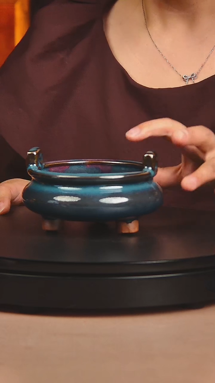 瓷片宋代五大名窑三足炉