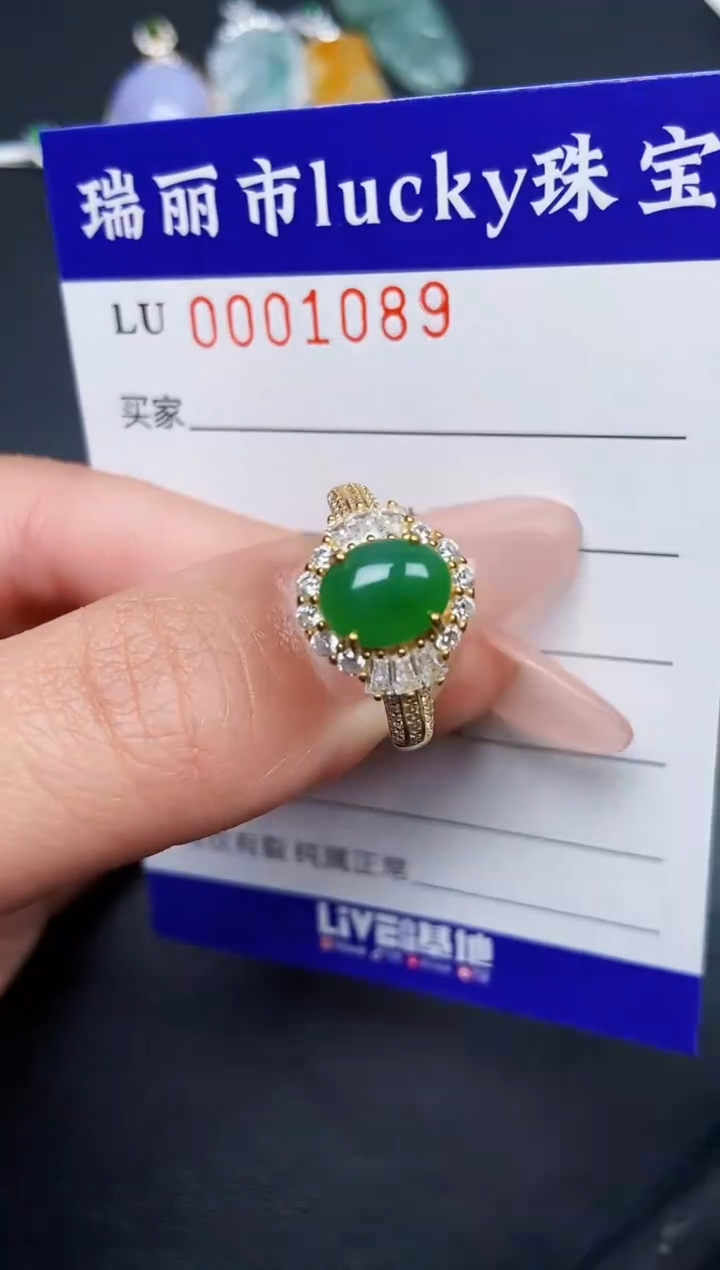 【闪购商品】翡翠颈饰银S925镶嵌1089