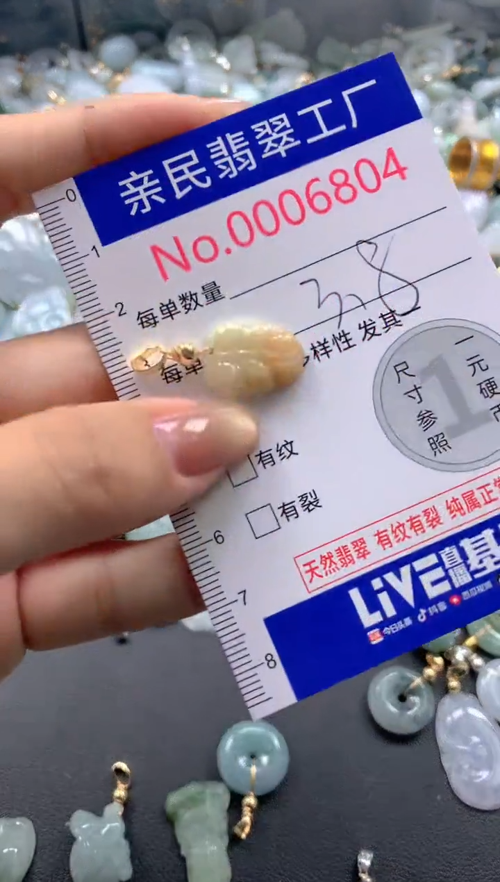 颈饰未镶嵌翡翠6804
