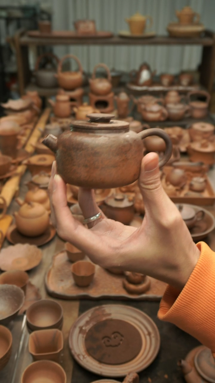 原矿老岩泥精工   德钟壶150ml