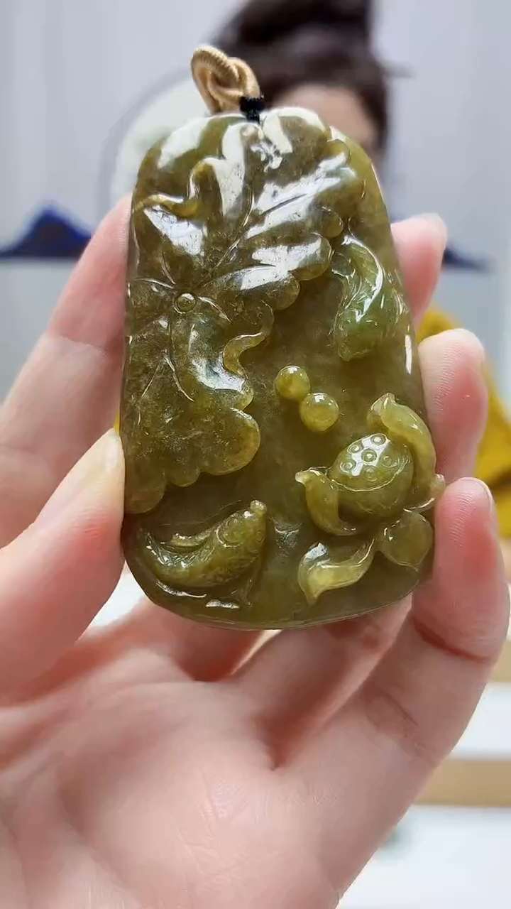 未镶嵌定制翡翠4829zm-毛货挂件35