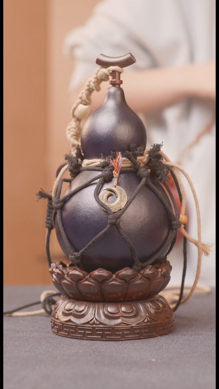 326号链接精品大漆葫芦现货现发[一物一拍]不包含莲花底座