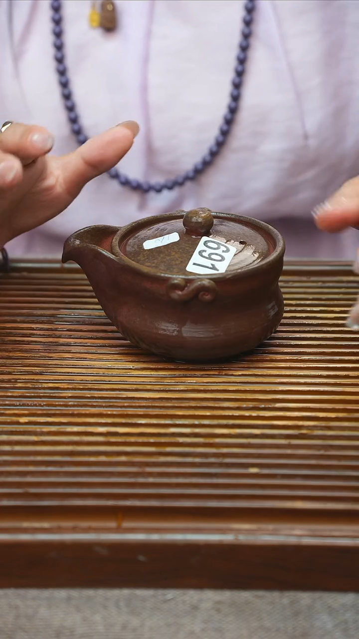 万古烧粗陶手工茶具