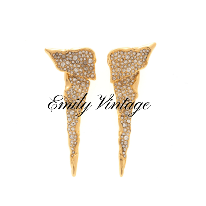 铜合金仿水晶耳饰 【3326】Emily Vintage珍藏款