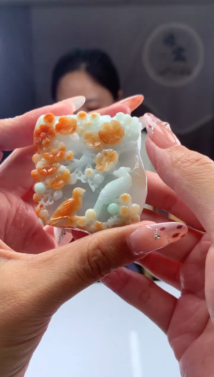 【闪购商品】定制翡翠未镶嵌挂件发货（拍一发一）