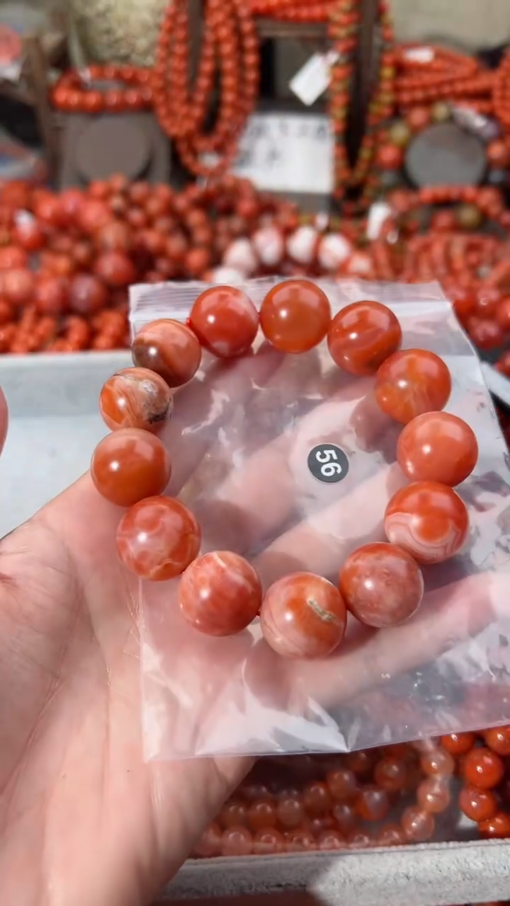 【闪购商品】南红玛瑙手串未镶嵌18+