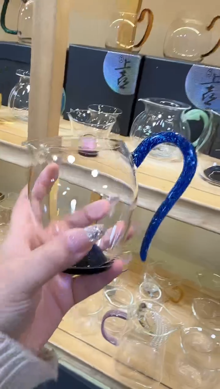 【闪购商品】斑斓底珠怡然公道杯