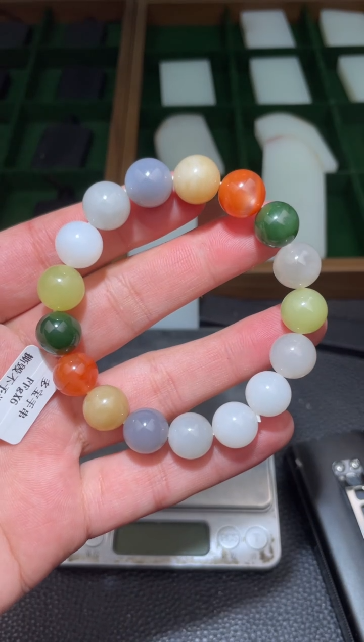 未镶嵌手链和田玉手串卡12