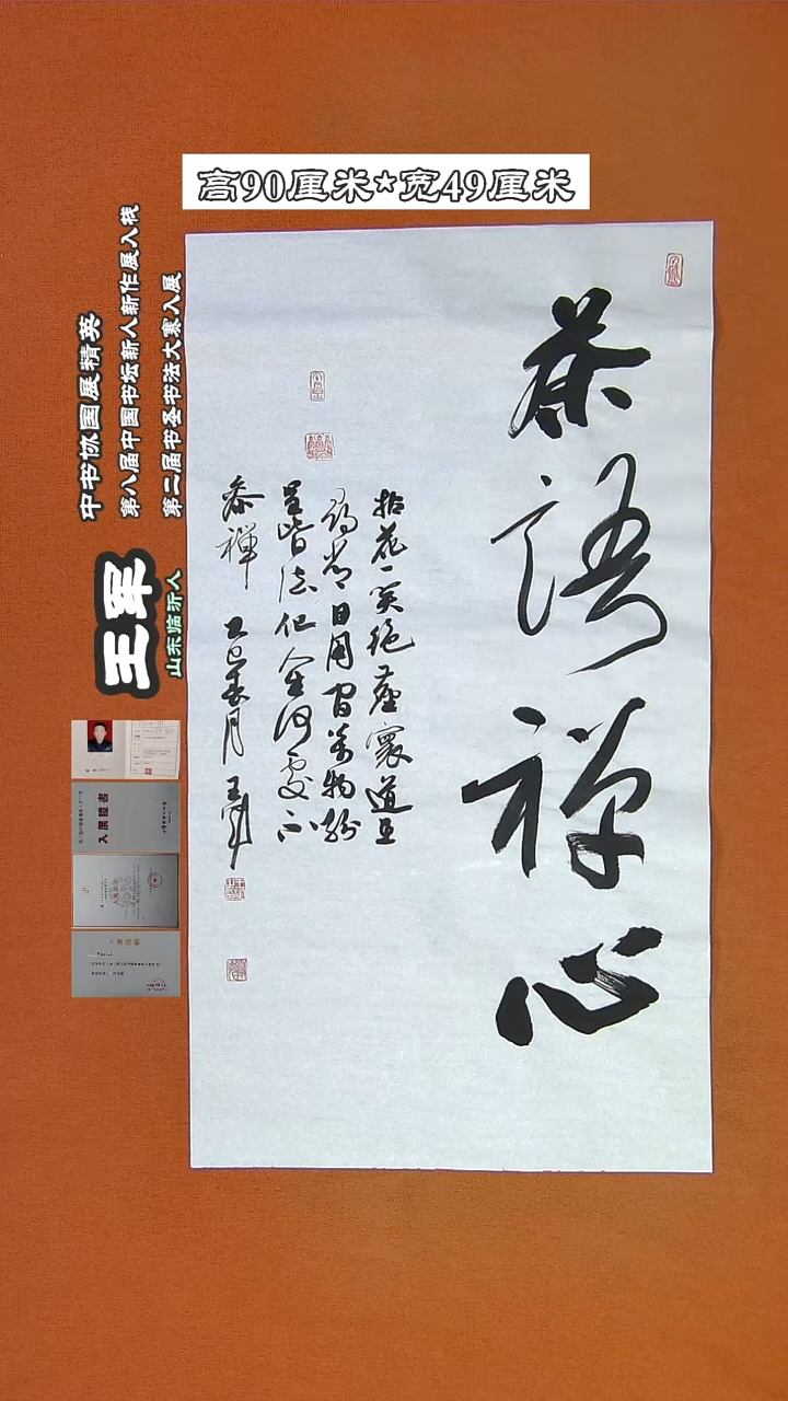 【闪购商品】书法369王军书法作品