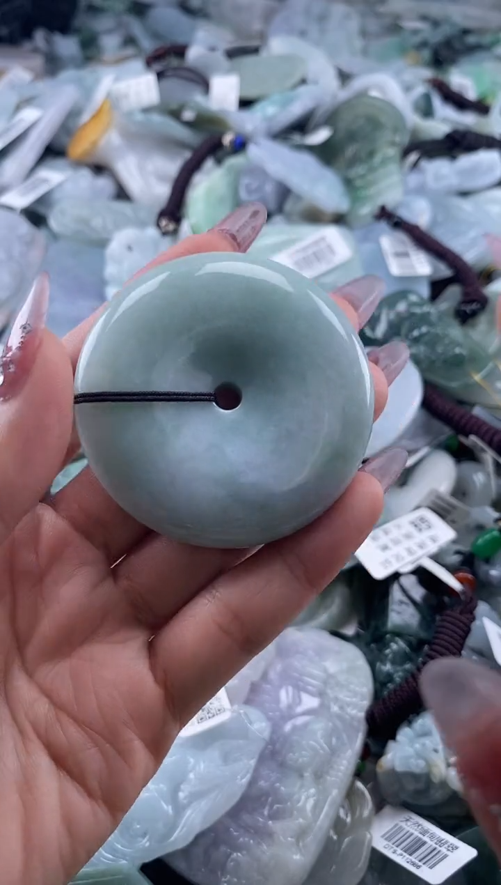 吊坠(不含链)未镶嵌翡翠005852