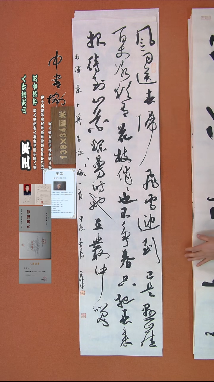 【闪购商品】书法199王军书法作品