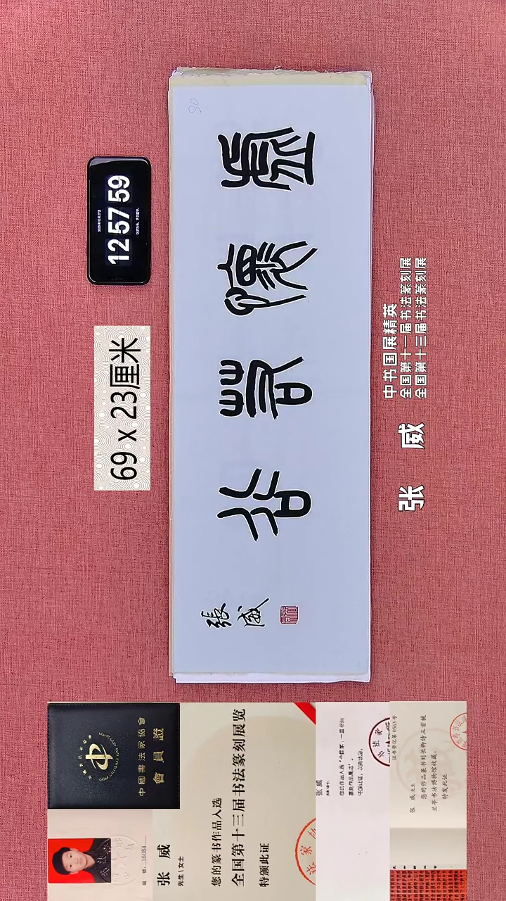 书法287    张老师书法作品