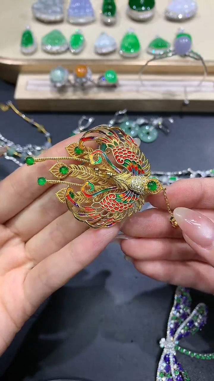 【闪购商品】翡翠吊坠(不含链)银S925镶嵌2多人多样性随机发货1件